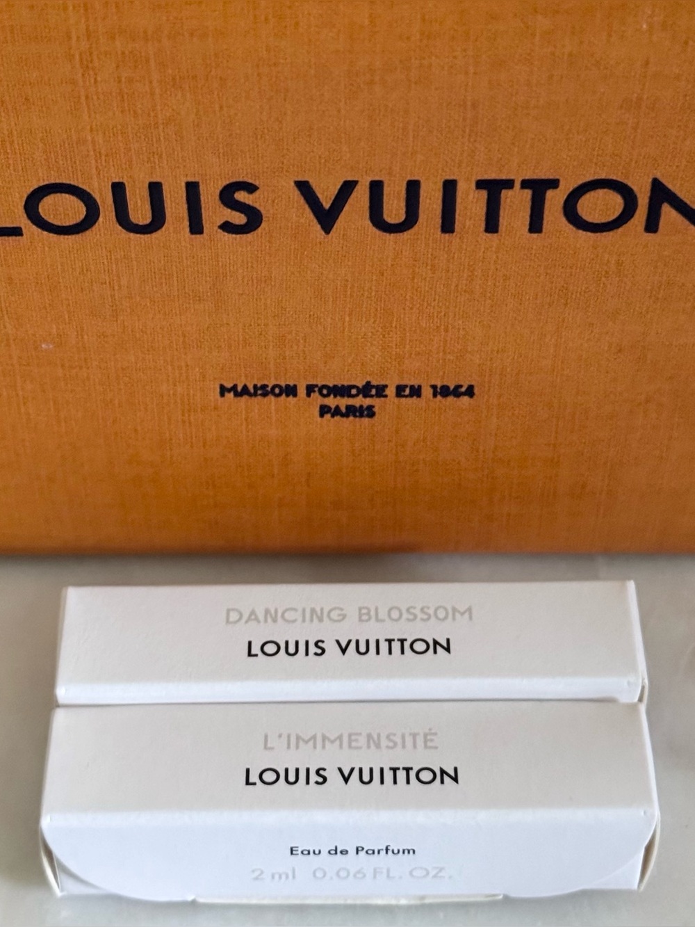 Louis Vuitton Fragrance Set of 2, 2ml - Dancing Blossom & L’Immensite